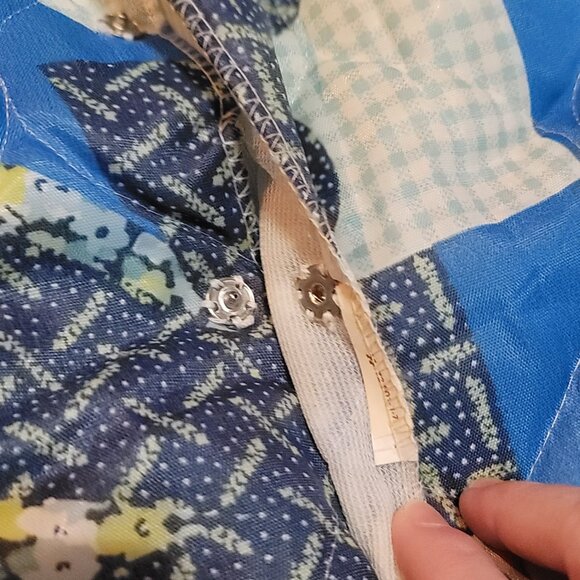 Vintage 70s Set Of 2 Standard Pillow Shams Retro Mod Flowers 24x18 JC Penney - Picture 8 of 10